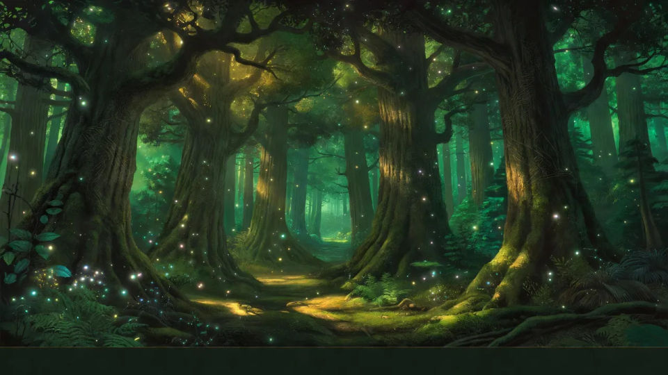 Enchanted forest spread