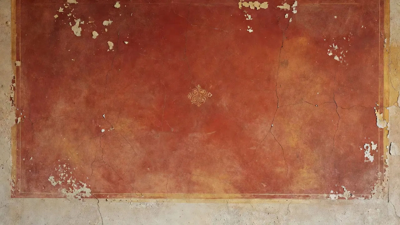 Panneau de mur pompéien