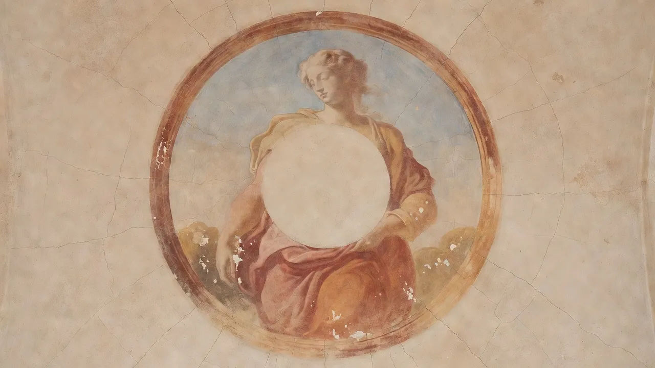Mise en page du médaillon de plafond