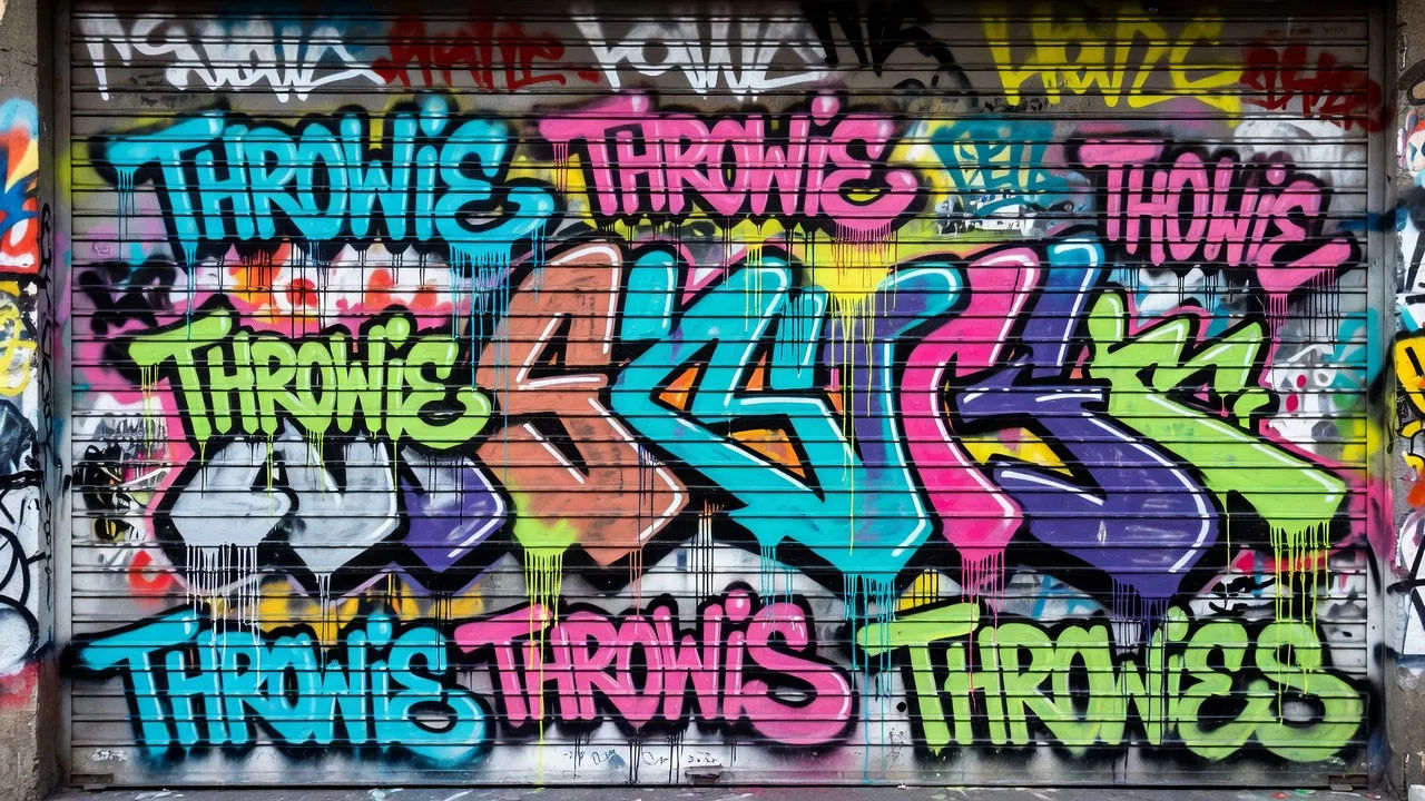 Mur de bombing sur rideau