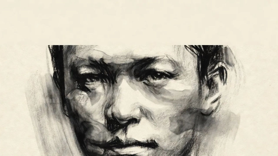 Crayon-tone portrait