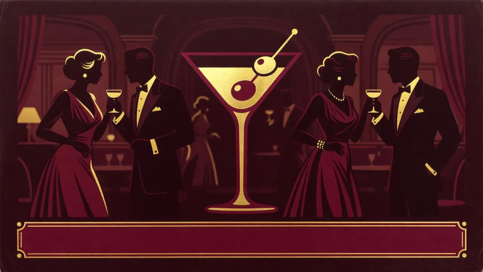 Supper club cover layout