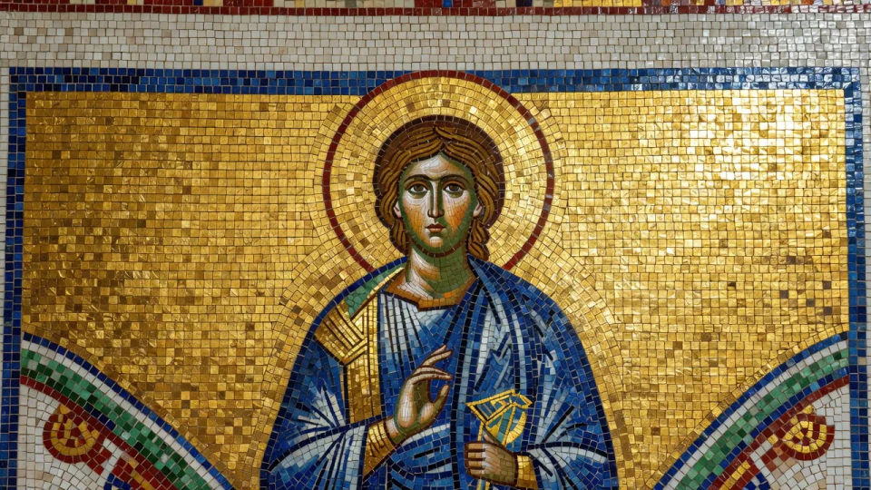 Byzantine figure hero
