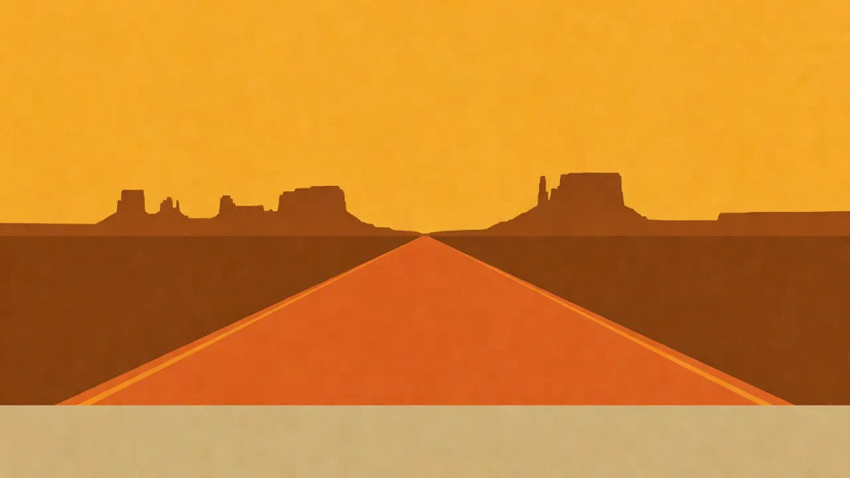Open road vista layout