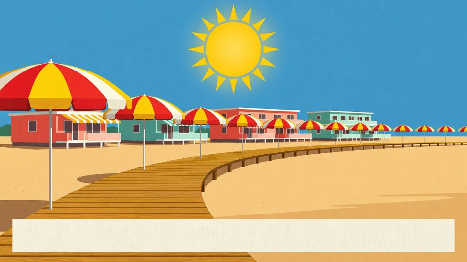 Resort holiday layout