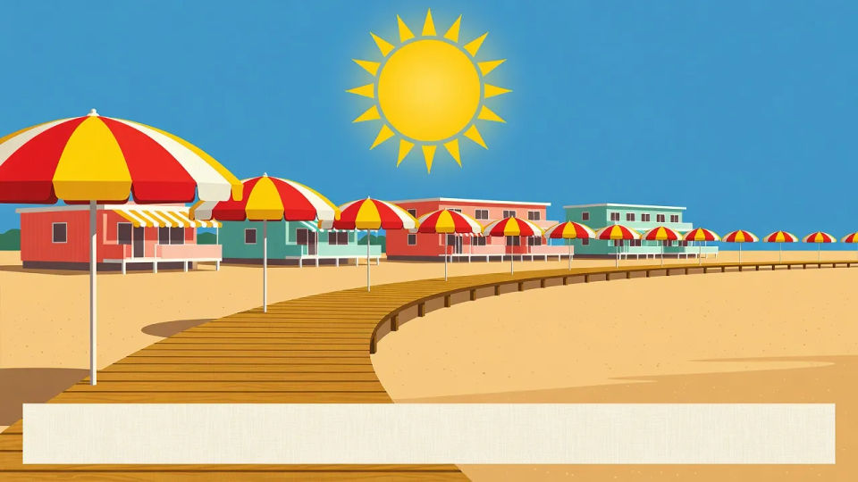 Resort holiday layout