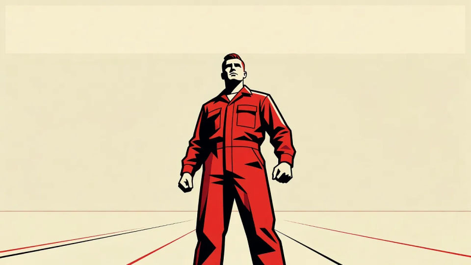 Heroic figure hero poster