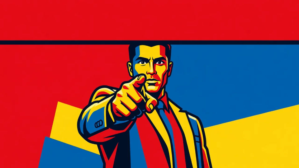 Pointing call to action