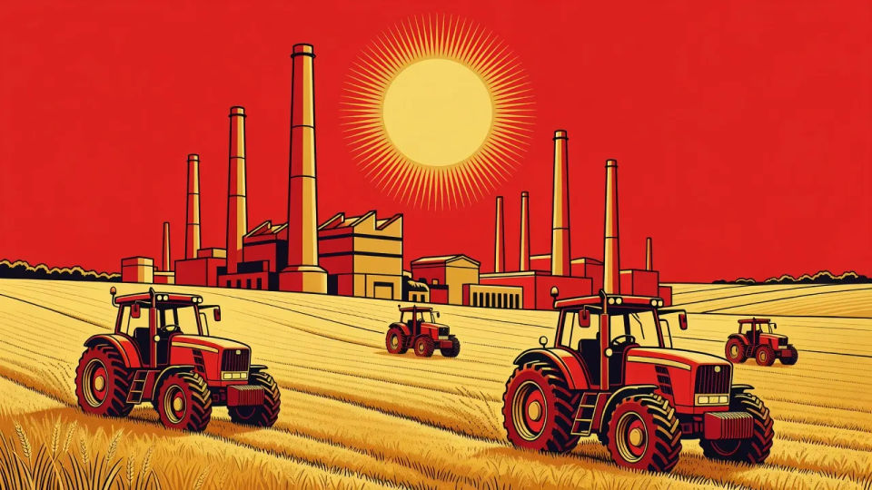 Industrial scene spread
