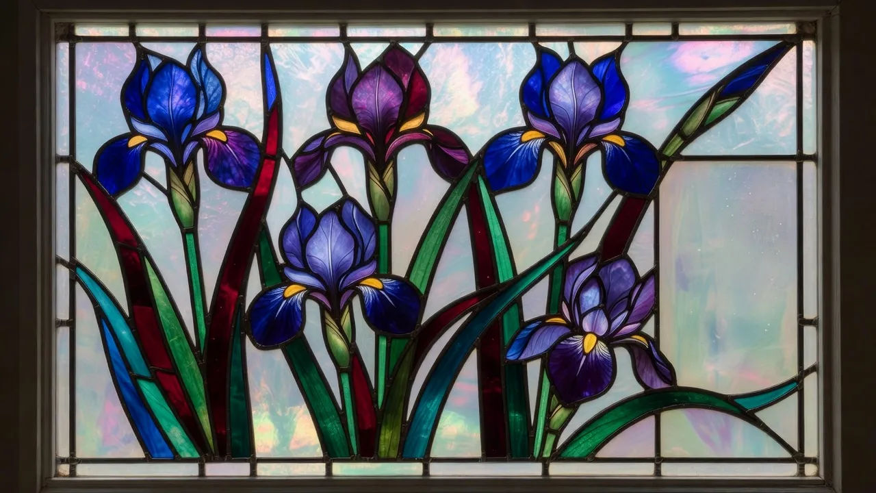 Art Nouveau panel spread