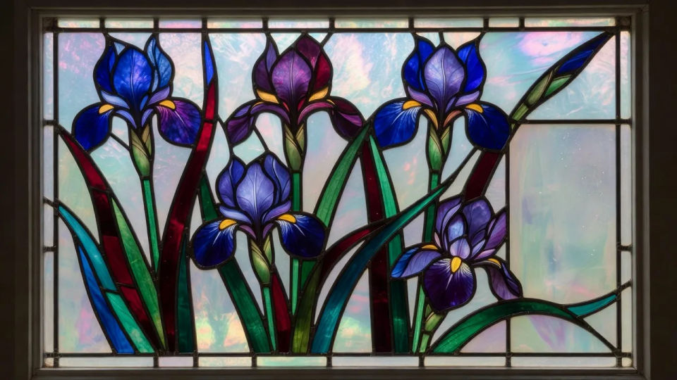 Art Nouveau panel spread