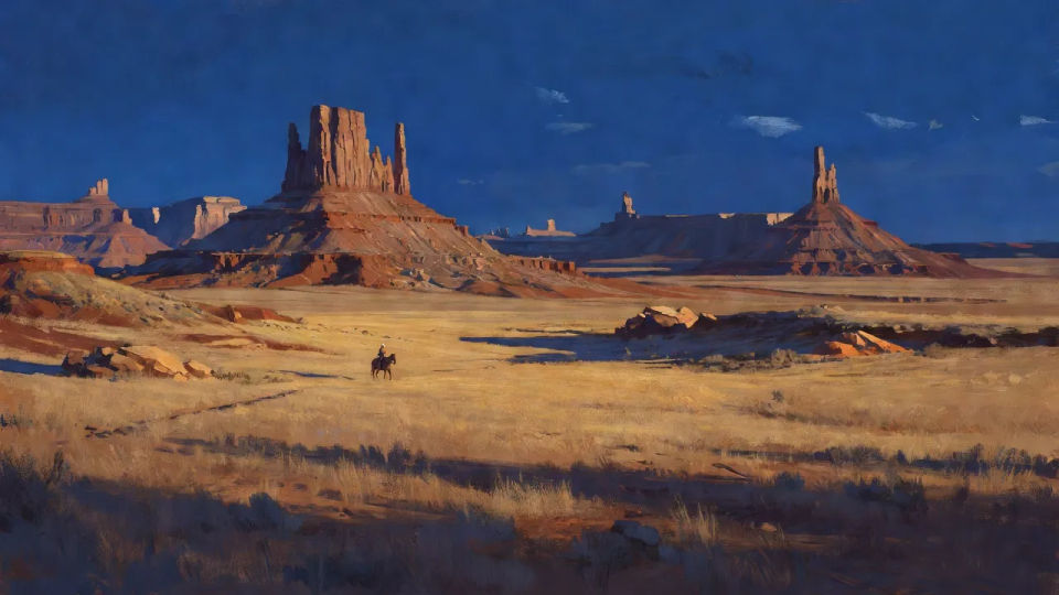 Wide frontier landscape