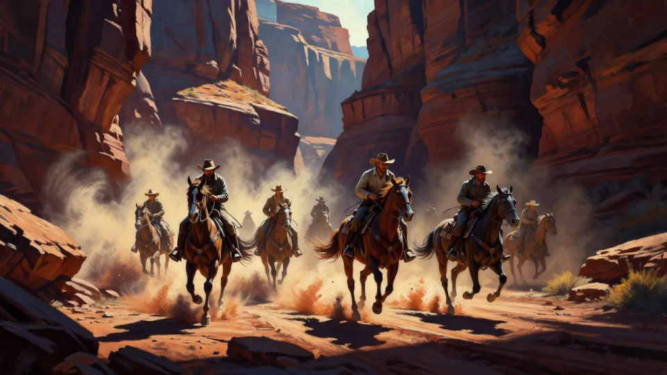 Canyon chase spread
