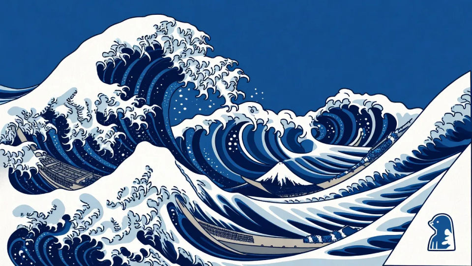 Wave seascape