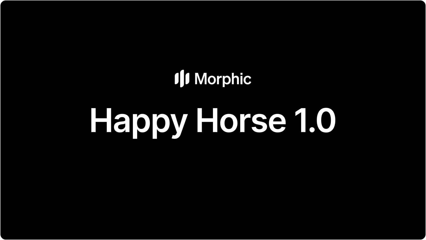 Morphic'te Happy Horse 1.0