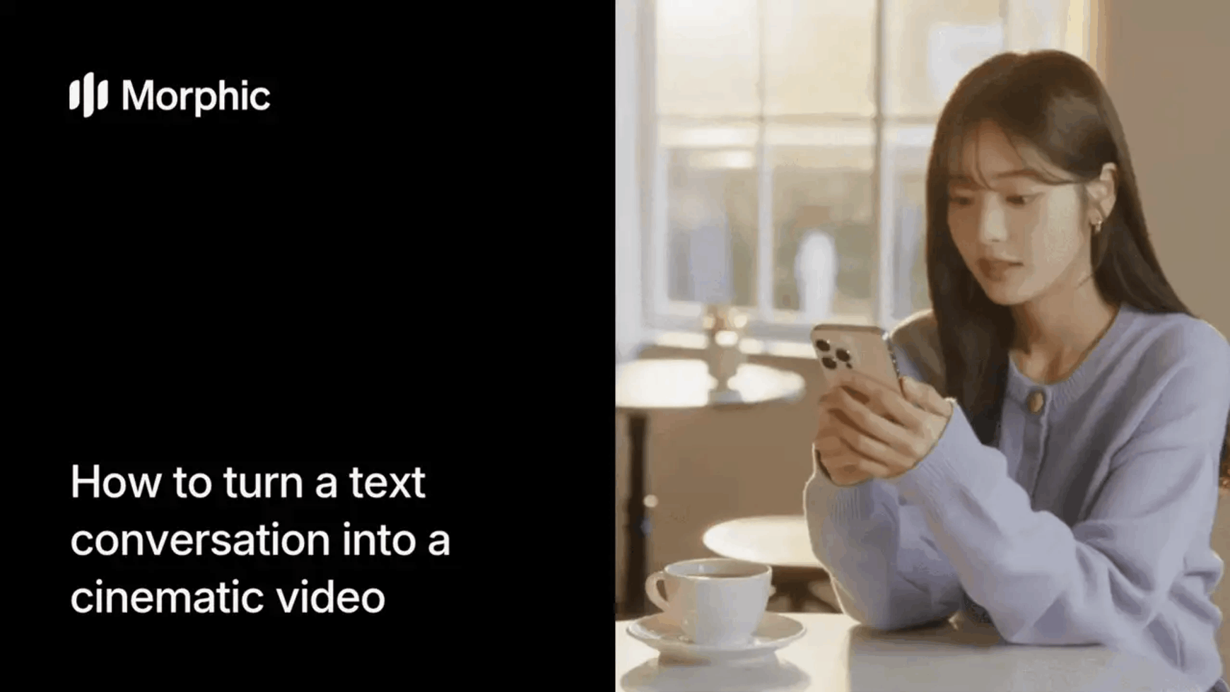 Como transformar sua conversa em vídeo cinematográfico