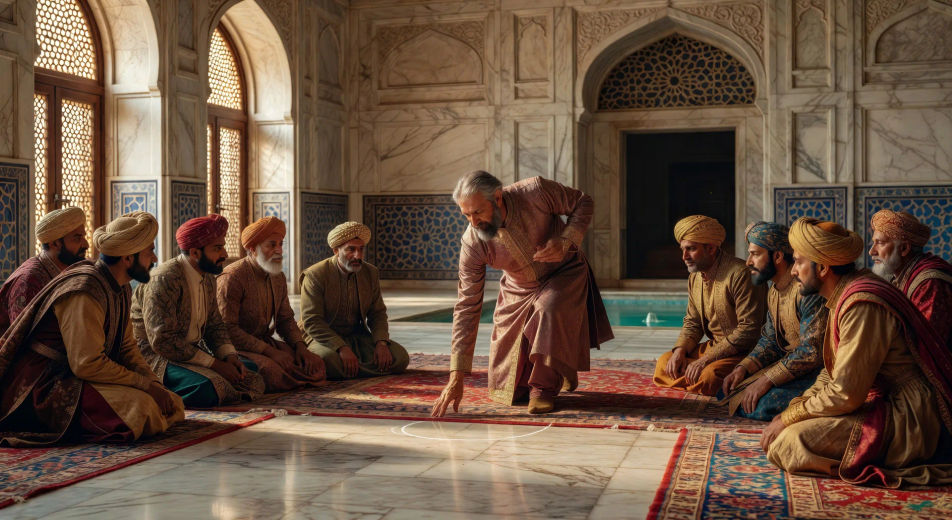 Birbal bilmeceyi çözüyor