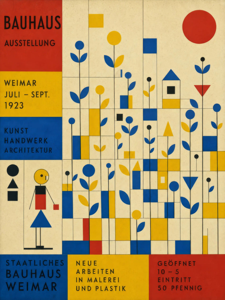 Klee abstract garden