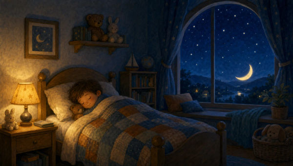 Bedtime story illustration AI generator