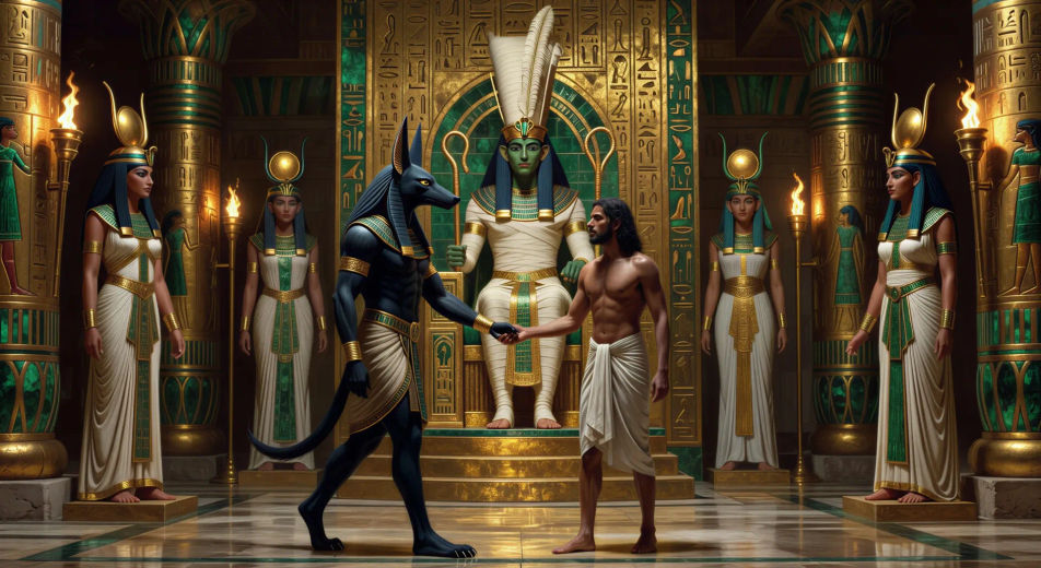 Justification before Osiris