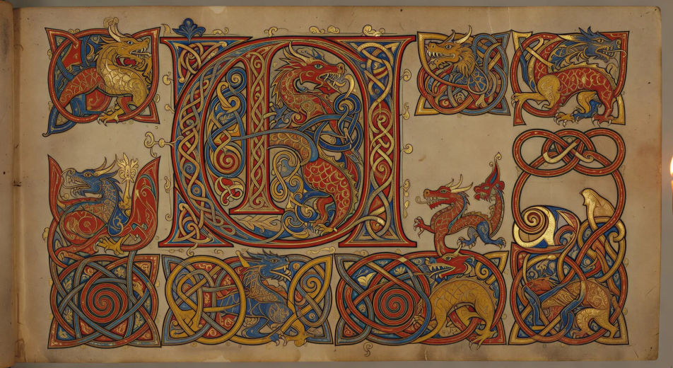 Book-of-Kells-Incipit-Seite