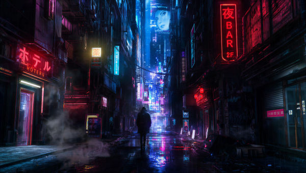Cyberpunk AI art