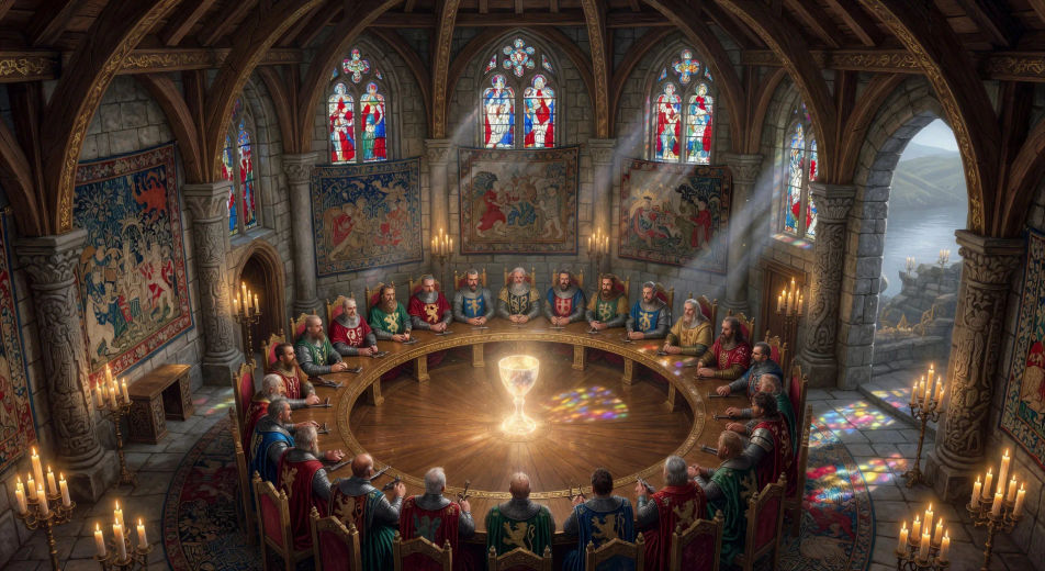 The Round Table at full session