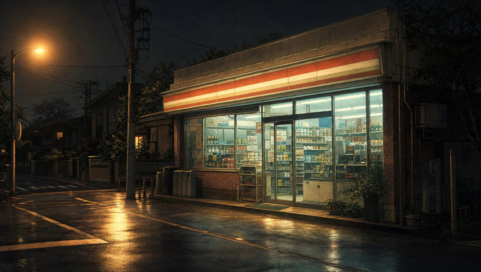 Midnight convenience store