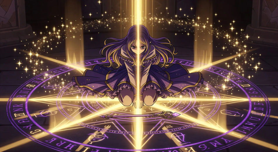 Glyph circle summoning sequence