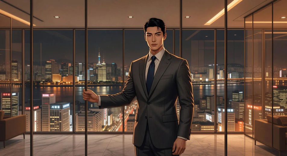 Plan révélateur du bureau chaebol