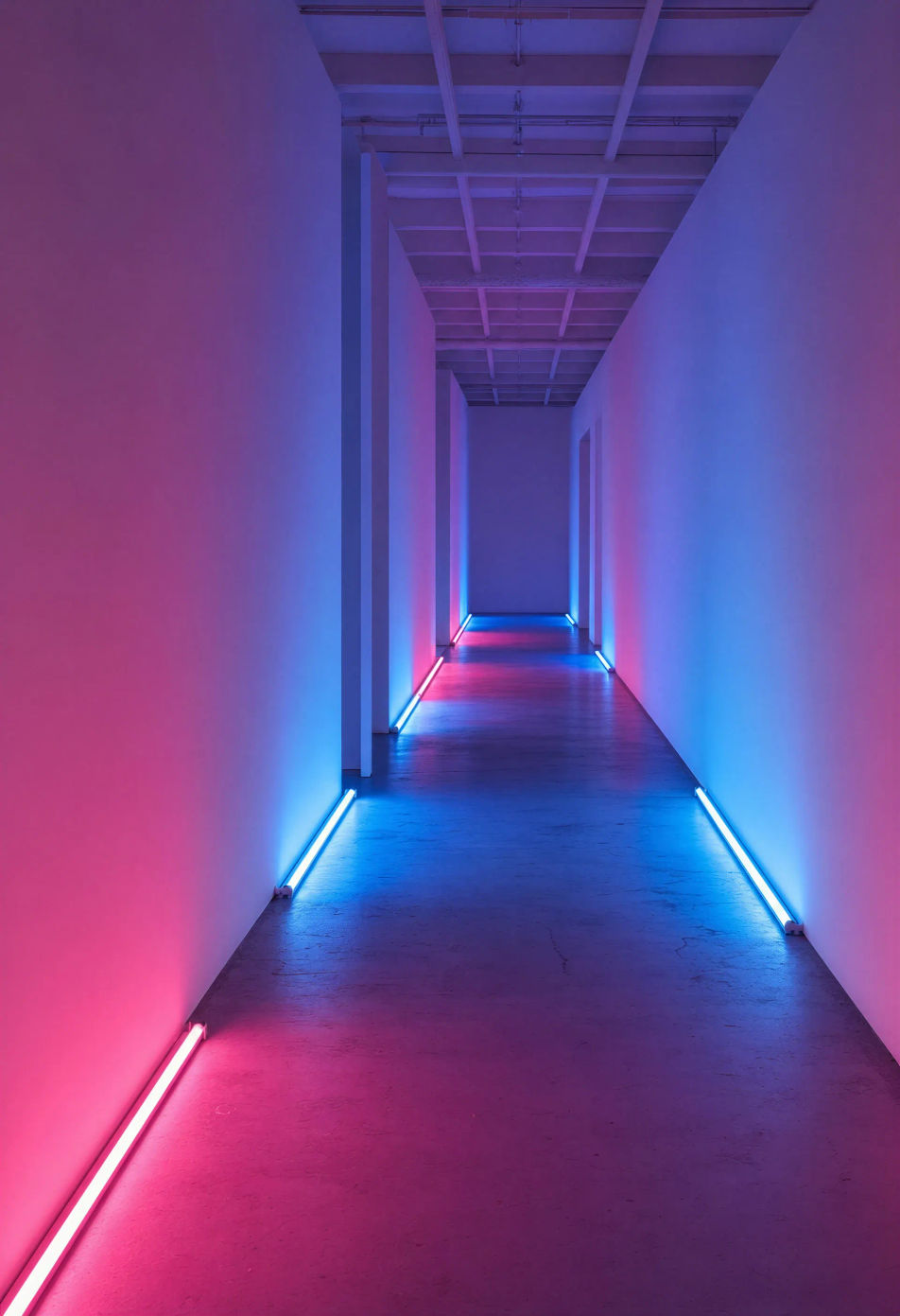 Corridor néon de Flavin