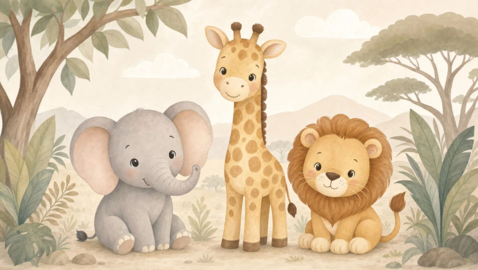 Safari-animals print