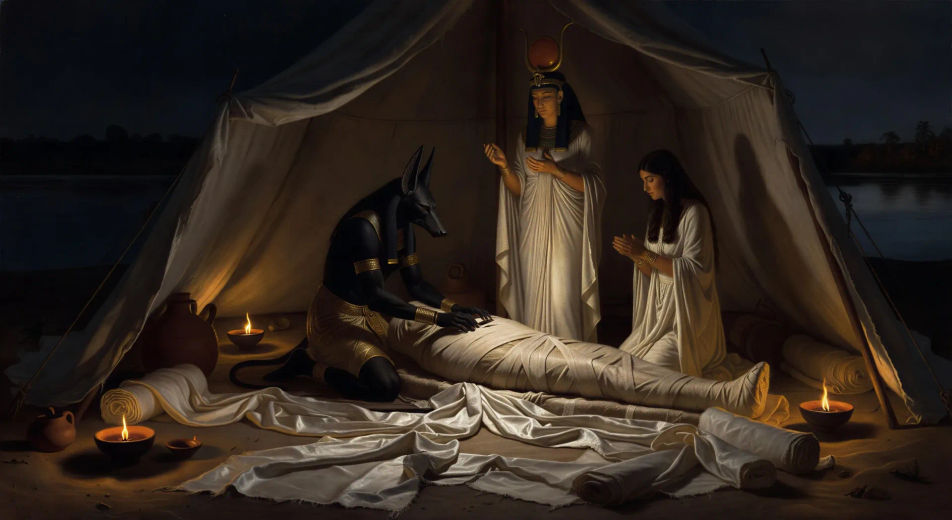 La momificación de Osiris