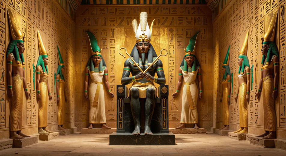Osiris en el trono del Duat