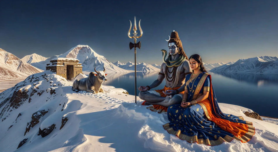 Kailash Dağı’nda Shiva