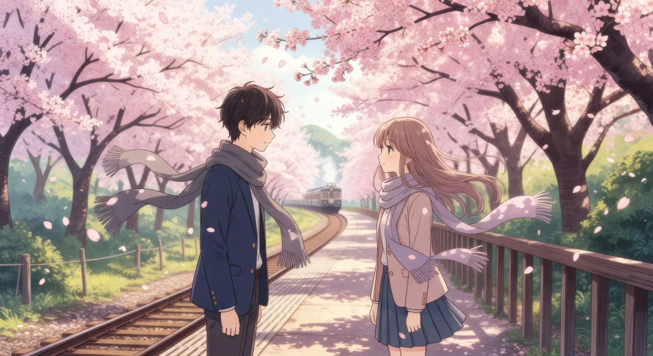 Confession at the sakura platform