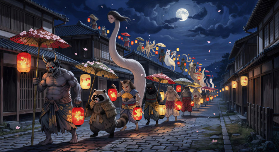 Hyakki yagyo tengah malam