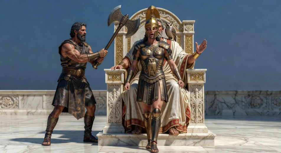El nacimiento de Atenea