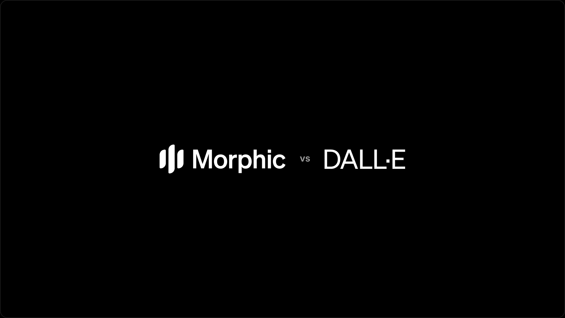Morphic vs DALL-E