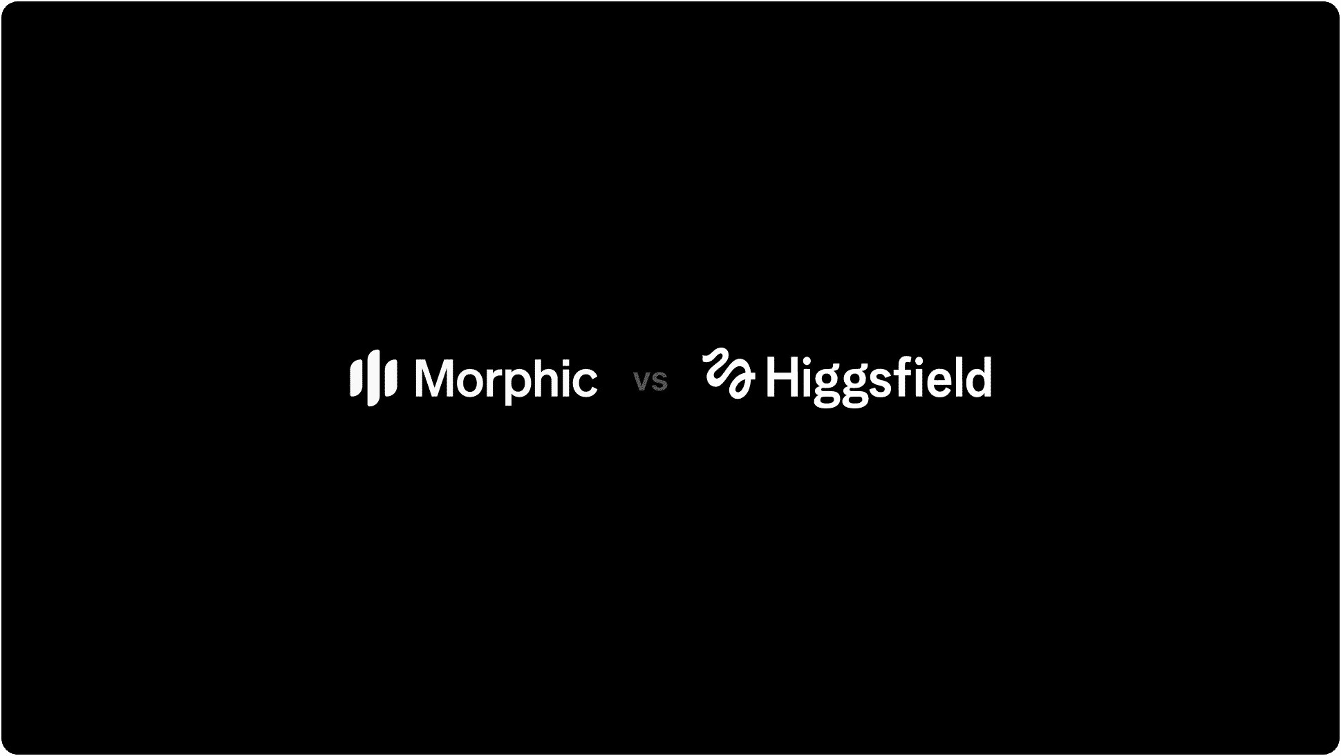 Morphic مقابل Higgsfield